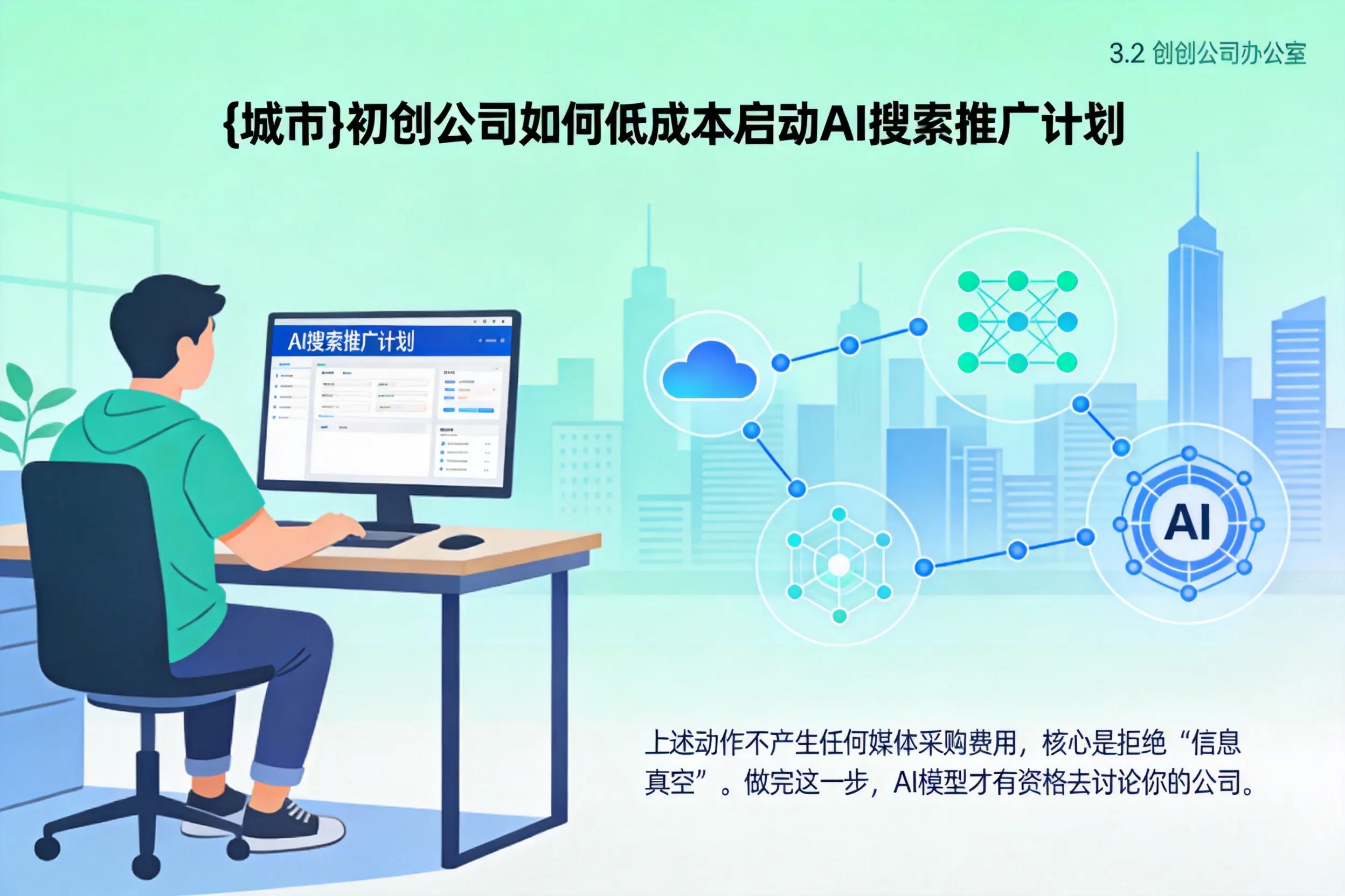 鄂州初创公司如何低成本启动AI搜索推广计划