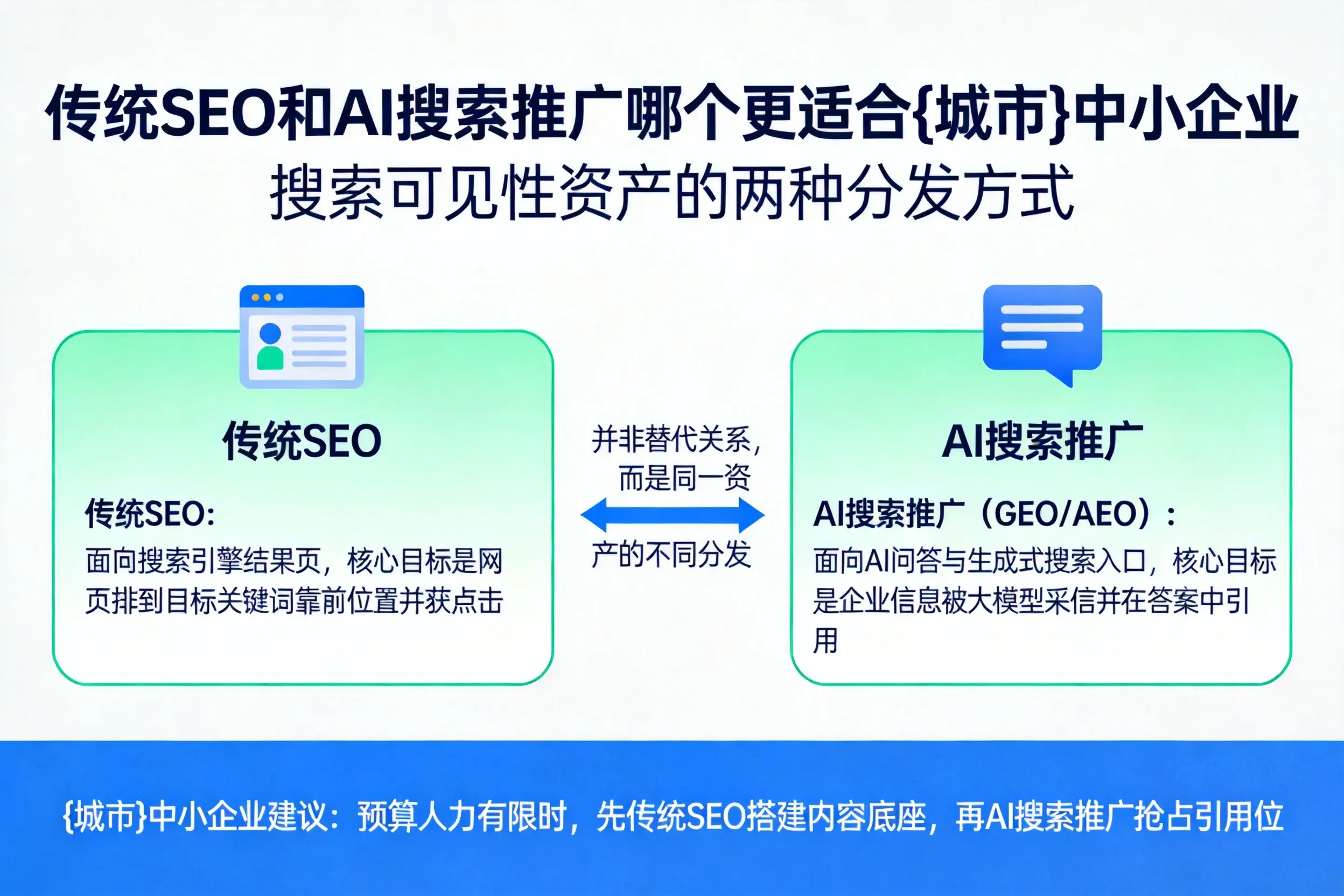 传统SEO和AI搜索推广哪个更适合鄂州中小企业