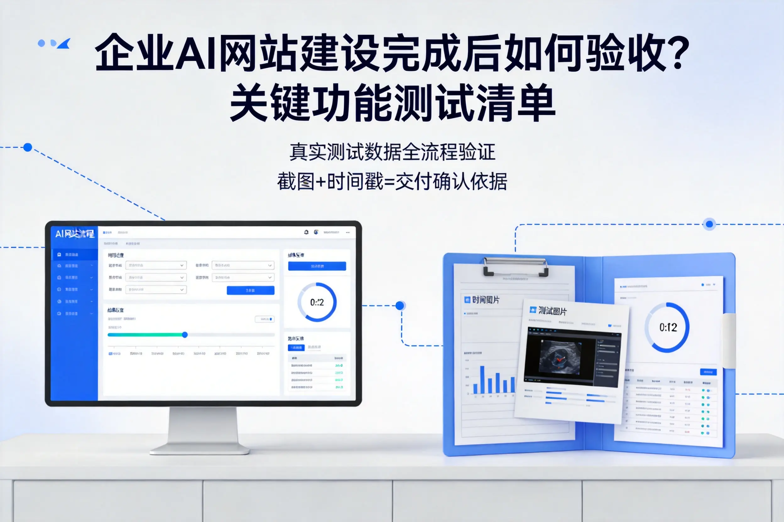 鄂州企业AI网站建设完成后如何验收？关键功能测试清单