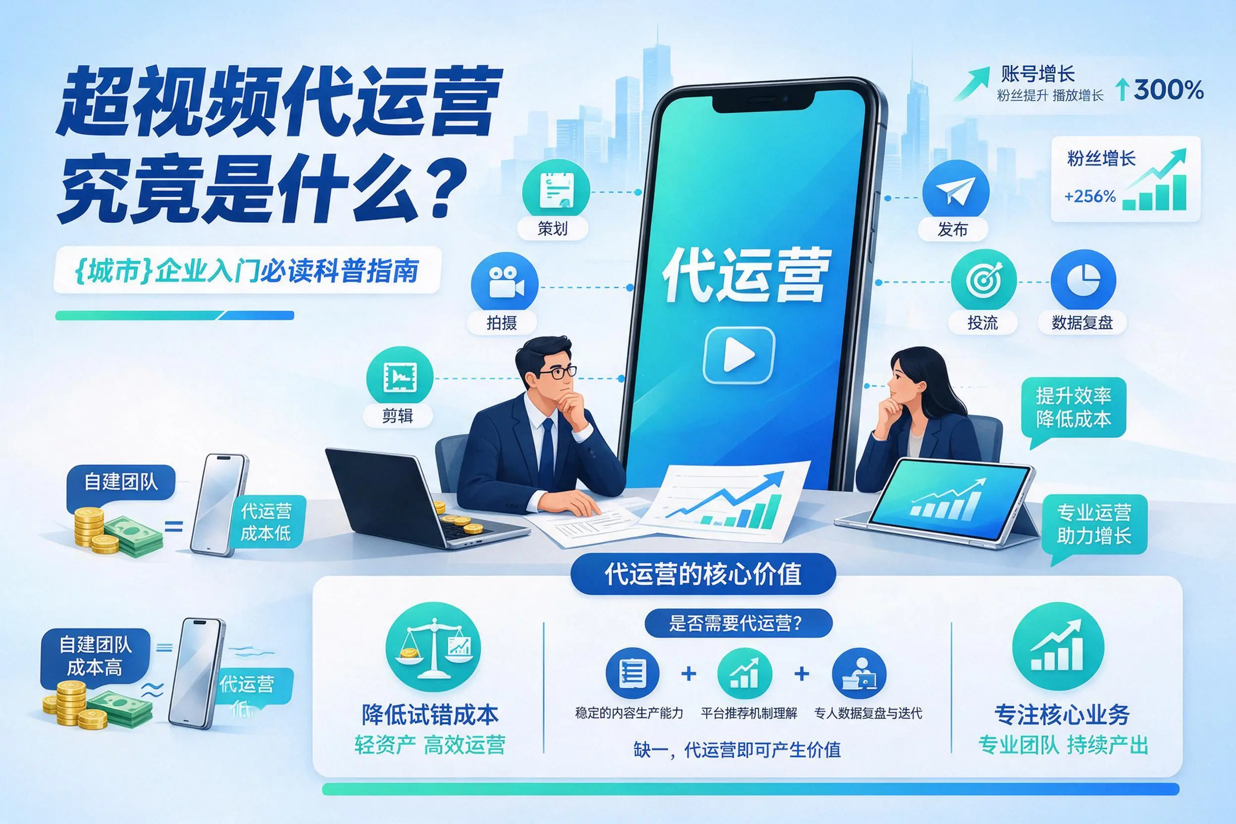 短视频代运营究竟是什么?鄂州企业入门必读科普指南