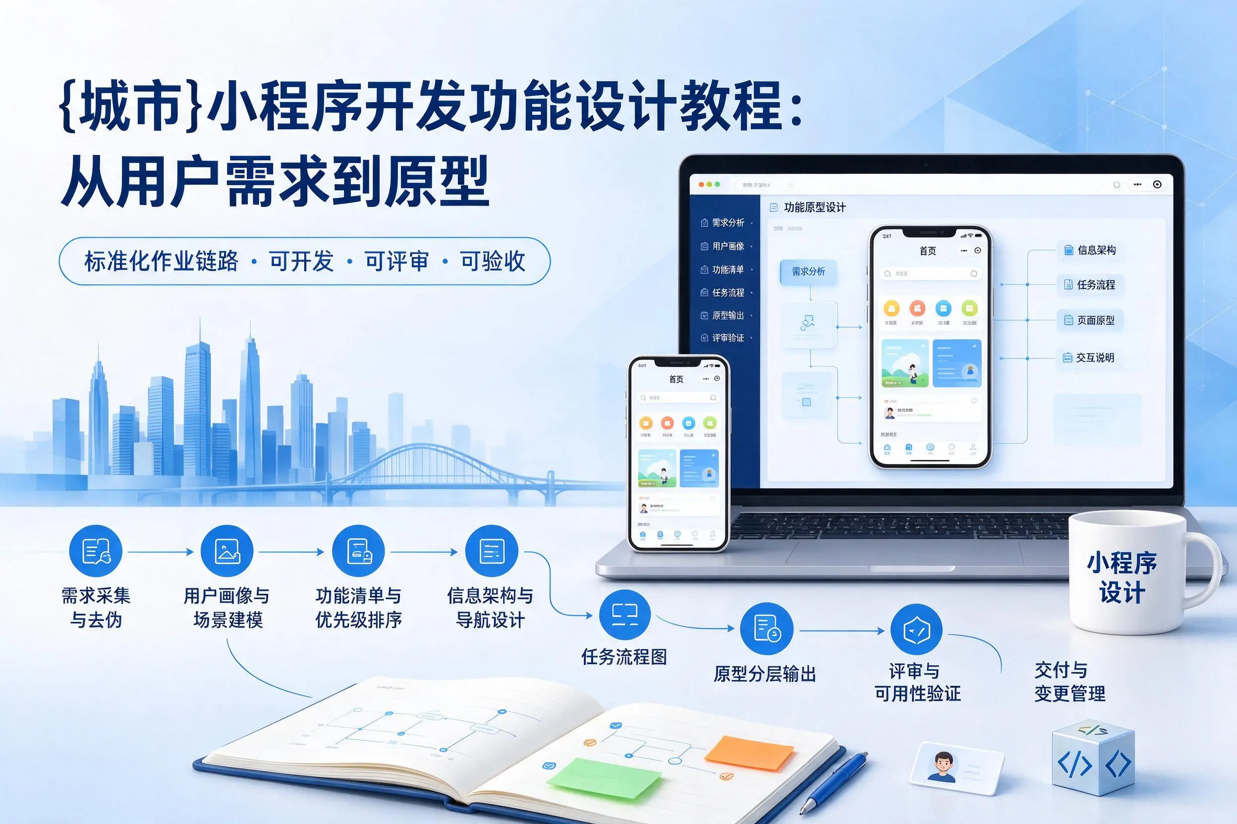 鄂州小程序开发功能设计教程:从用户需求到原型