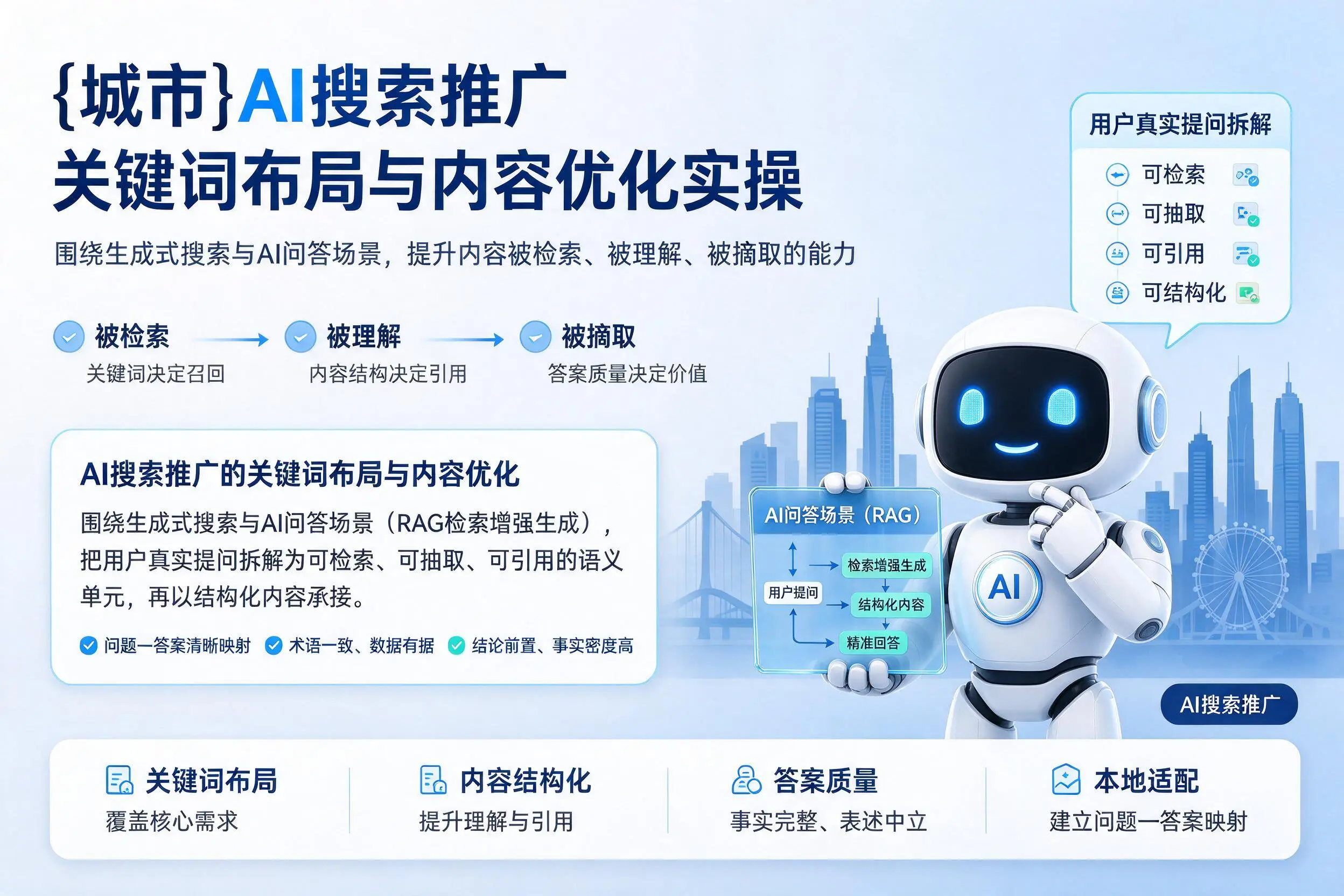 鄂州AI搜索推广关键词布局与内容优化实操